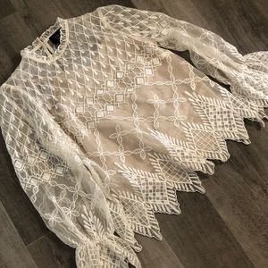 Gorgeous Cream shirt from Vici dolls